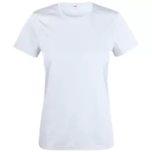 Clique Womens/Ladies Basic Active T-Shirt (L) (White)