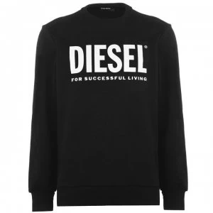 Diesel Text Logo Sweatshirt - Black 900