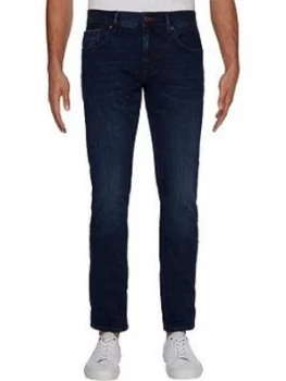 Tommy Hilfiger Bleecker Slim Fit Jeans, Bridger Indigo, Size 38, Length Regular, Men