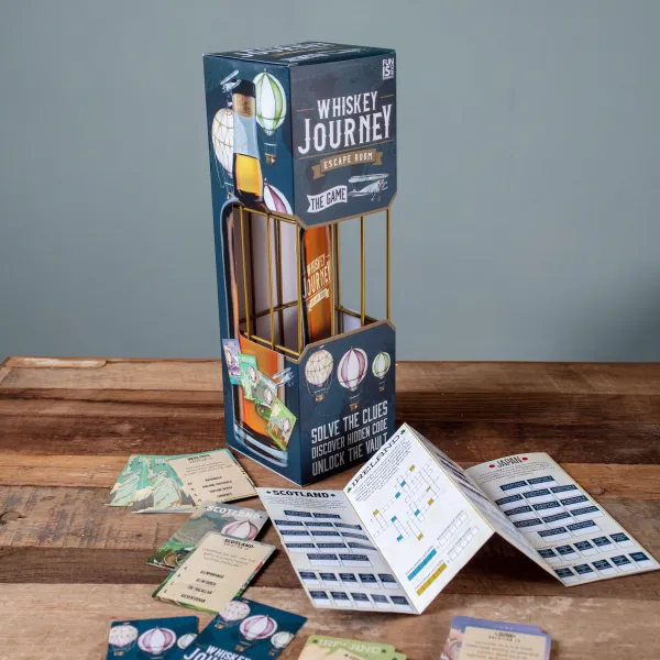 Whiskey Journey Escape Room Game - Whiskey Gift