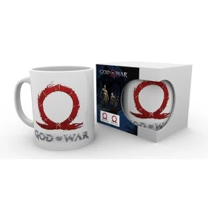 God Of War - White Logo Mug