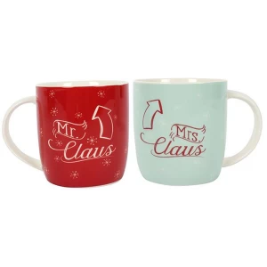 Mr & Mrs Claus Mugs