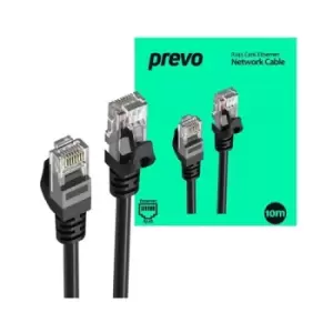 PREVO CAT6-BLK-10M networking cable Black