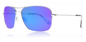 Maui Jim Wiki Wiki Sunglasses Silver B246-17 Polariserade 59mm