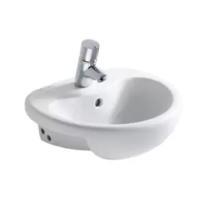 Contour 21 Splash 40cm short projection semi-countertop basin