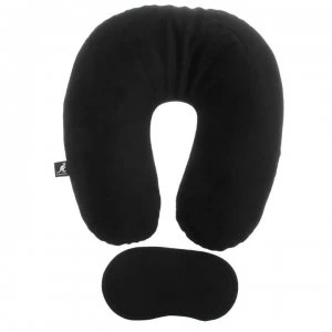 Kangol Pillow / Mask Set - Black