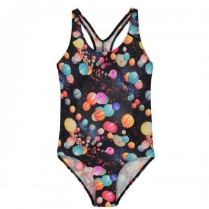 Speedo Swimsuit - Blk/Neon/Aqua