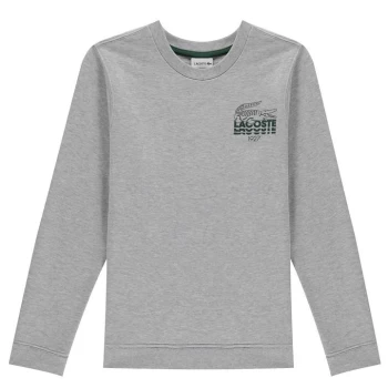 Lacoste Junior Crew Neck Sweater - Grey