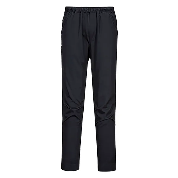 Portwest Surrey Mens Water Resistant Kitchen Trousers C072BKRS Colour: Black