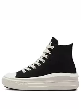 Converse Chuck Taylor All Star Move Hi-Tops - Black, Size 3, Women