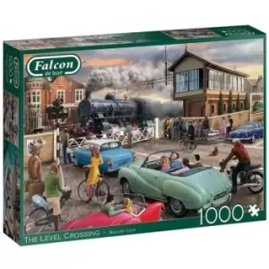 Jumbo Falcon De Luxe The Level Crossing 1000 Piece Jigsaw Puzzle