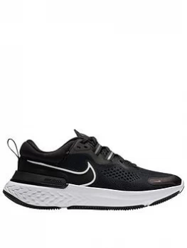 Nike React Miler 2 - Black/White, Size 4, Women