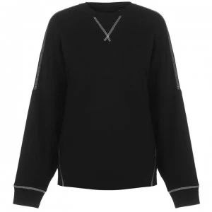 Firetrap Crew Stitched Sweater - Black