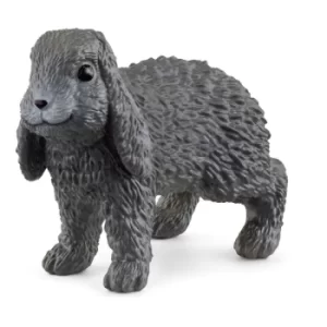 SCHLEICH Farm World Lop-Eared Rabbit Toy Figure, 3 to 8 Years, Grey (13935)