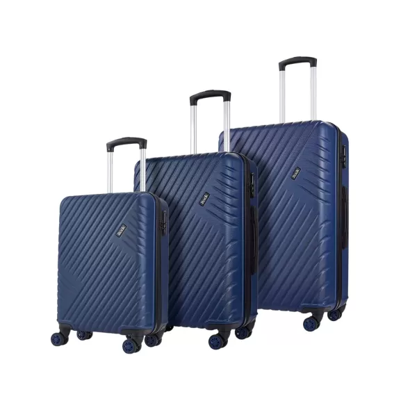 Rock Luggage Santiago EA73401 Navy Suitcase 3Pcs Set