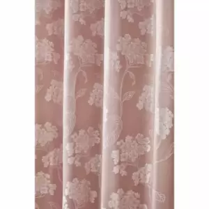 Emma Barclay Blossom Eyelet Curtain 46 X 54 Blush Pink (pair)