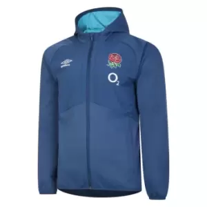 Umbro England Rugby Full Zip Jacket Adults - Blue