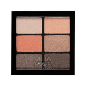 MUA Professional 6 Shade Palette Coral Delights Multi