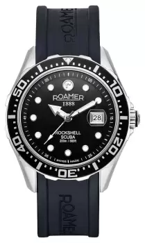 Roamer 867833 41 85 02 Rockshell MKIII Scuba Black Dial / Watch