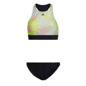 adidas Positivisea Print Bikini Set Womens - Linen Green / Legend Ink