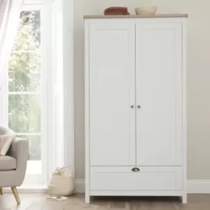 Tutti Bambini Verona Wardrobe in White and Oak