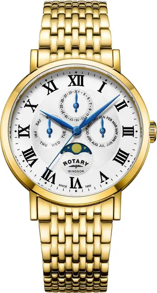 Rotary Watch Windsor Men D - Silver RTY-933