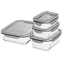 GastroMax Storage Boxes Plastic Transparent 28 (W) x 22 (D) x 8 (H) cm