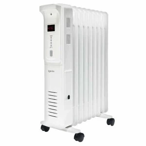 Igenix 2000W Digital Oil Filled Radiator with 24 Hour Timer3 Heat Settings White