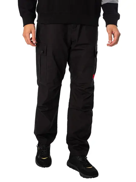 HUGO Garlo233 Cargo Trousers Black 34W x 32L