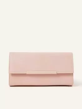 Accessorize Clean Bar Clutch Bag, Beige, Women