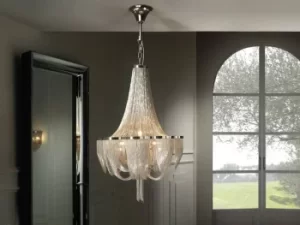 Minerva 10 Light Grand Chandelier Chrome, G9