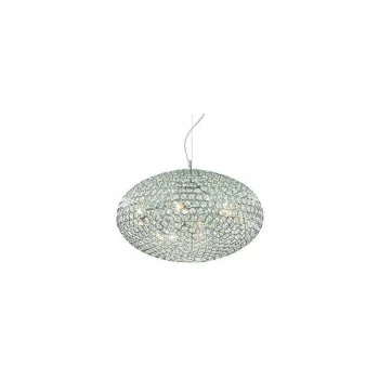 Ideal Lux Orion - 12 Light Large Ceiling Pendant Chrome, E14