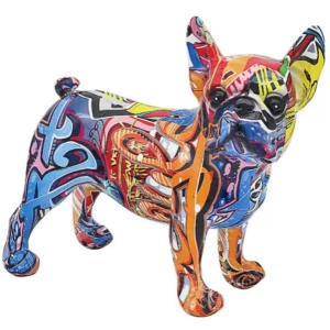 Graffiti French Bulldog Figurine By Lesser & Pavey