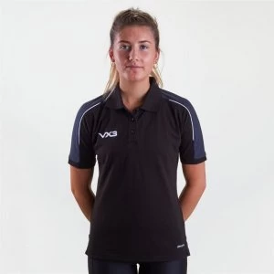 VX-3 Pro Polo Shirt Womens - Black/Charcoal