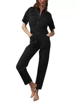 Free People Marci Jumpsuit - Iron Black