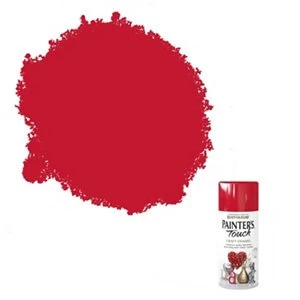 Rust-Oleum Painter's touch Cherry red Gloss Multi-surface Decorative spray Paint 150ml