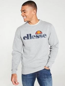 Ellesse Succiso Crew Neck Sweat - Grey Marl, Size 2XL, Men