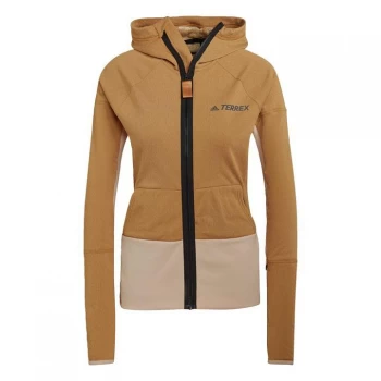 adidas Terrex Zupahike Hooded Fleece Jacket Womens - Mesa