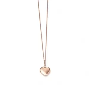 Elements 9ct Rose Gold Heart Pendant GP926