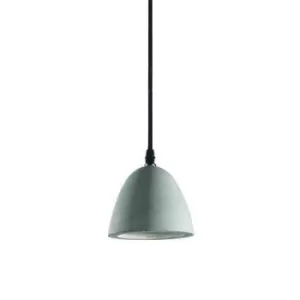 Oil 1 Light Ceiling Pendant Cement Grey, GU10