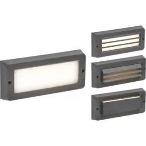 Knightsbridge - LED cct Adjustable Surface Mount Brick light - Grey 230V IP65 5W