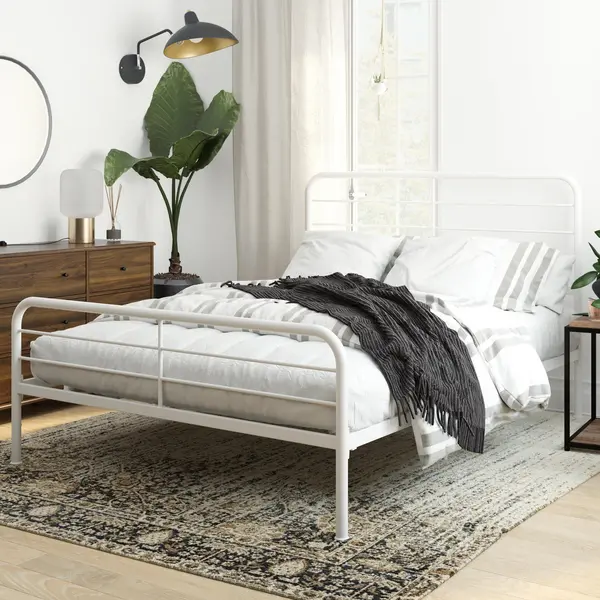 Millie Metal Bed Frame White