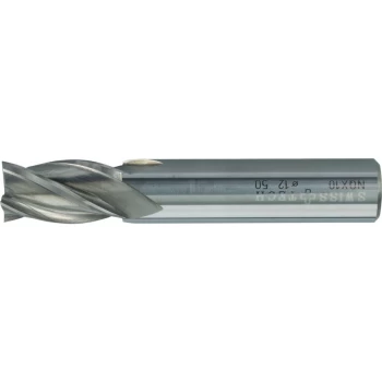 9.00MM Series 50 Carbide 4 Flute Plain Shank Short Series End Mills - TiCN Coated