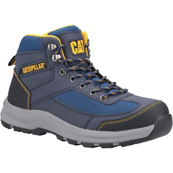 CAT Workwear Mens Elmore Mid Safety Hiker Work Boots UK Size 13 (EU 47) NAVY CAT748-NAVY-13