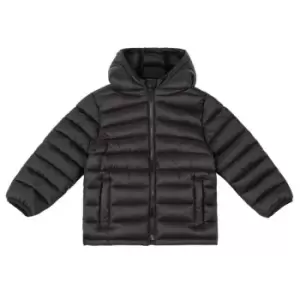 SoulCal Micro Bubble Hood Jacket Infant Girls - Black