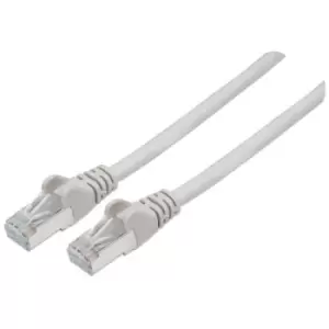 Intellinet Network Patch Cable Cat6 10m Grey Copper S/FTP LSOH / LSZH PVC RJ45 Gold Plated Contacts Snagless Booted Lifetime Warranty Polybag