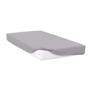 Belledorm Premium Blend 500 Thread Count Fitted Sheet (Single) (Platinum)