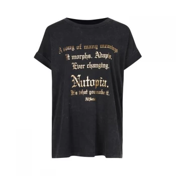 AllSaints Make It Imogen Boy T-Shirt - Vintage Black