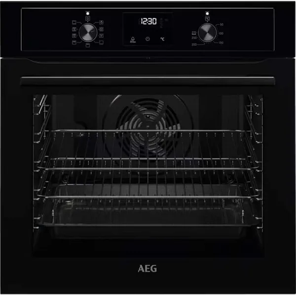 AEG BEX33501EB 59.4cm Built In Electric Single Oven Black