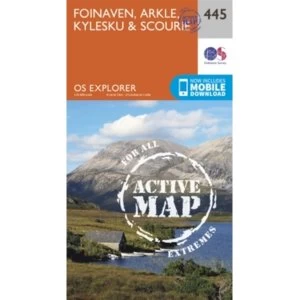 Foinaven, Arkle, Kylesku and Scourie by Ordnance Survey (Sheet map, folded, 2015)